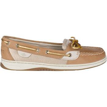 Sperry Angelfish Metallic Hnede - Damske Mokasíny